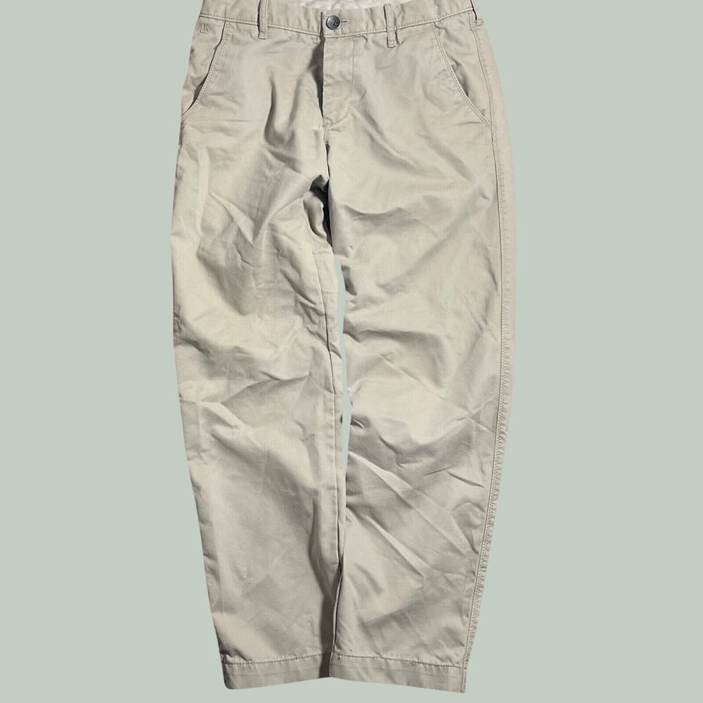 Lee Khakis Mens Chino Pants Repreve Recycled Blend 30 Tan